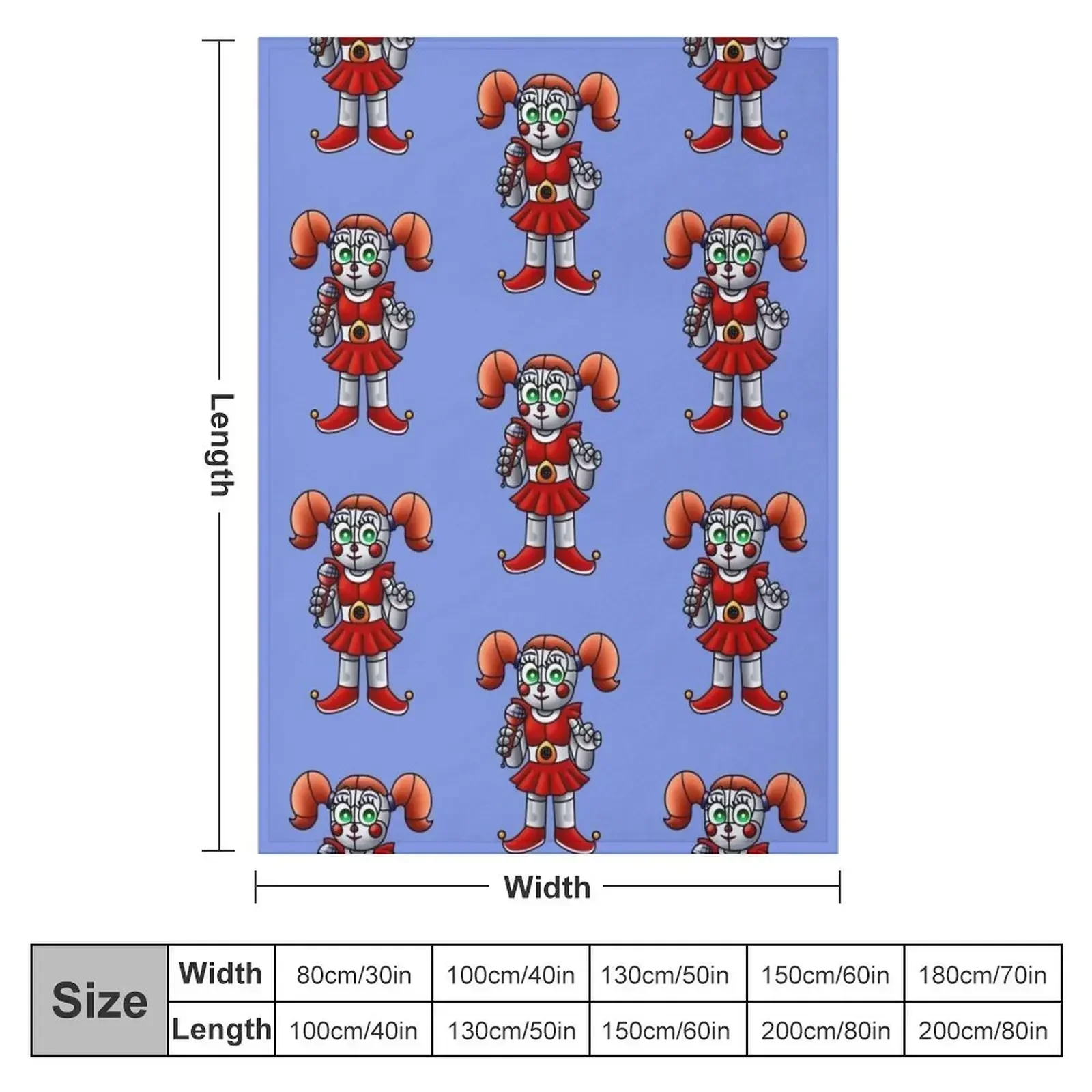 Circus Baby Throw Blanket Warm Soft Blankets