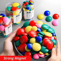 20mm 30mm 40mm Round Refrigerator Fridge Whiteboard Magnetic Magnet Buttons Sticker for Office School Home Room DIY Decoration