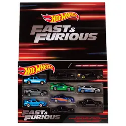 Hot Wheels Cars Fast & Furious Ten Per Set 1/64 Metal Die-cast Model Collection Toy Vehicles