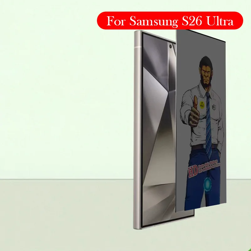 

Защитное стекло Gorilla Privacy для Samsung S26 Ultra, антишпионская защита экрана SAMSUNG S26 ULTRA Plus