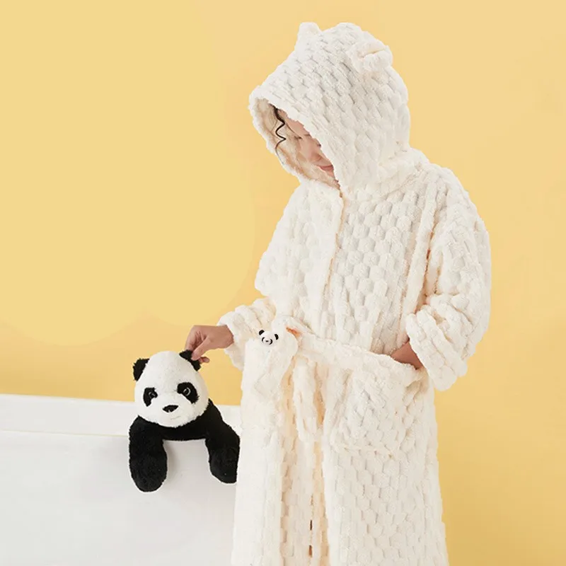 Peignoir à Capuche pour Enfants, Vêtement de Nuit pour la Maison, Nouvelle Collection