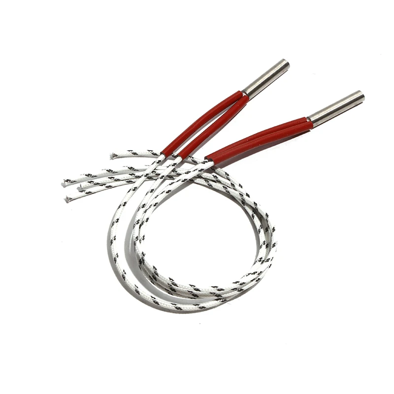 LUJINXUN 5 шт. 6 мм 25 ~ 35 мм 316SUS трубчатый нагреватель с одной головкой и двойным картриджем 110 В/220 В/380 В 60 Вт/70 Вт/80 Вт электрический нагревательный элемент