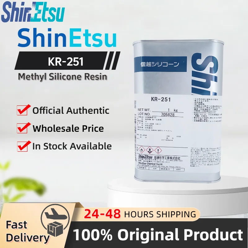 

Original Japan ShinEtsu KR-251 Methyl Silicone Resin Moisture Proofing Insulating Coating for Electrical component protection