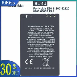 BL-4U BL4U Phone Battery For Nokia, 206 515 5250 5330 Xpress Music 5730 C5-03 E66 Asha 300 500 8800 Arte E75