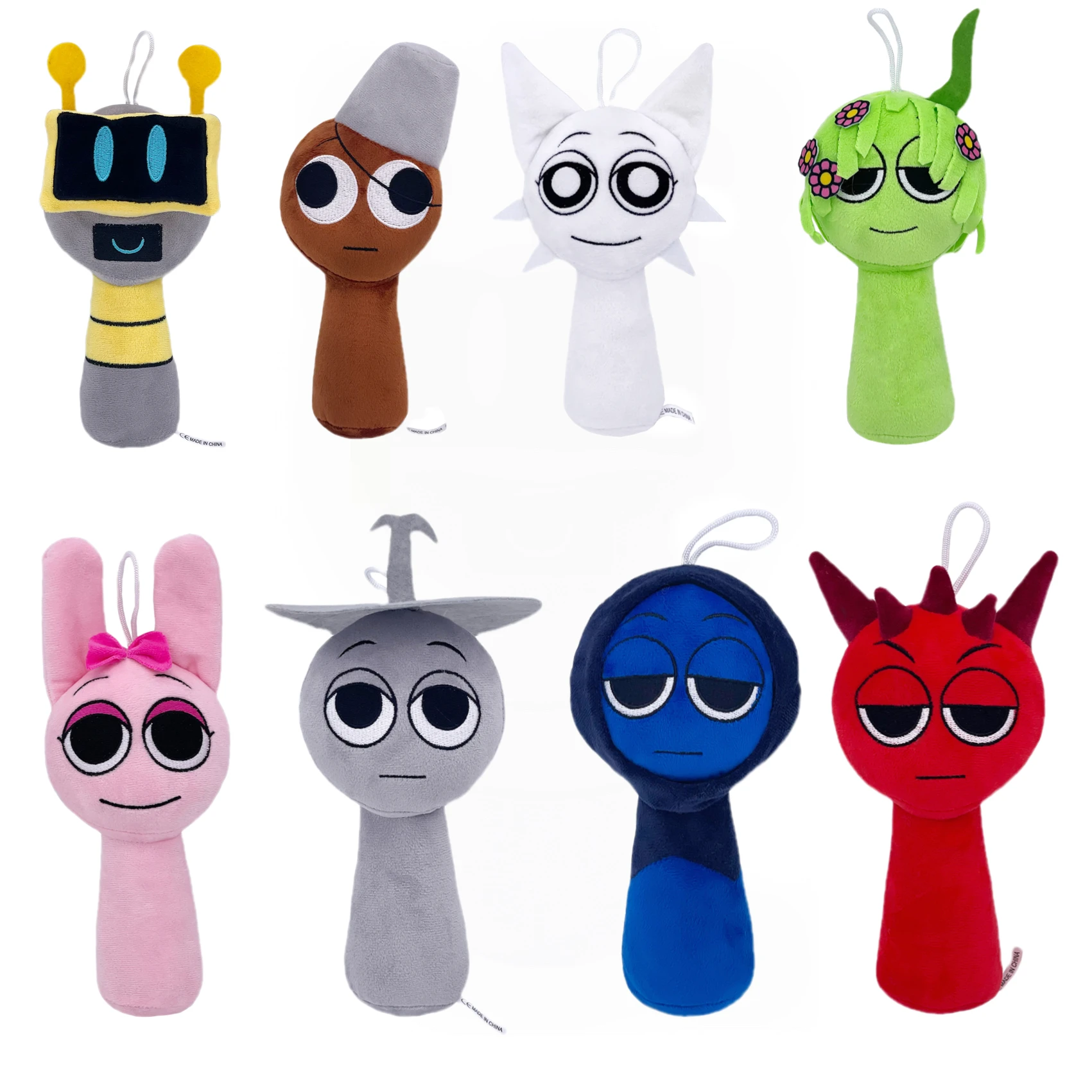 

Horror Game Sprunki Plush Toys Oren Raddy Vineria Fun Bot Mr Sun Plushie Doll Incredibox Stuffed Pillow Christmas Decorations