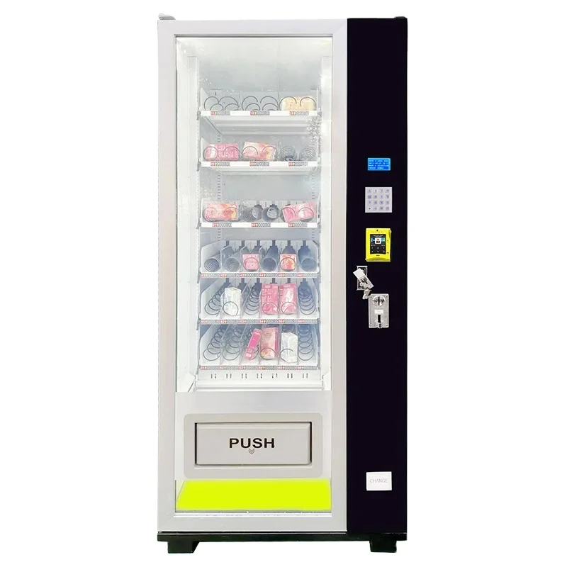 drink vending machine large capacity combo candy and snack for foods and drinks vending machine for convenient store