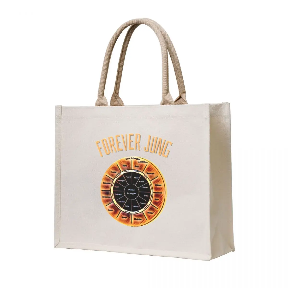 

JUNGIAN Philosophy Tote Bag large size bags Custom bag tote bag screen Canvas stote