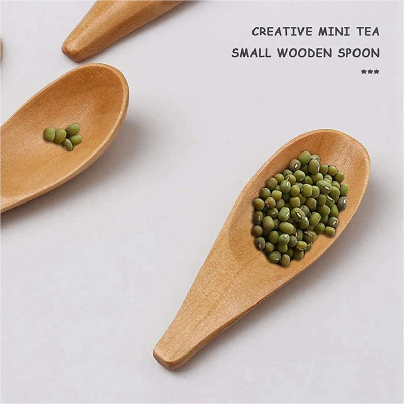 ABVT-20 Pieces Mini Wooden Spo - Coffee Tea Etc recension och pris
