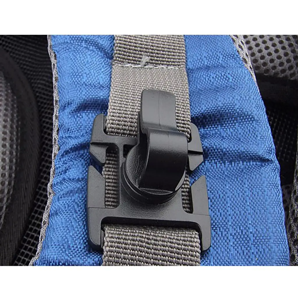 Backpack Hydration Tube Clips 360 Degree Rotating Pipe Buckles for Water Bag Hose Management and Cable Routing