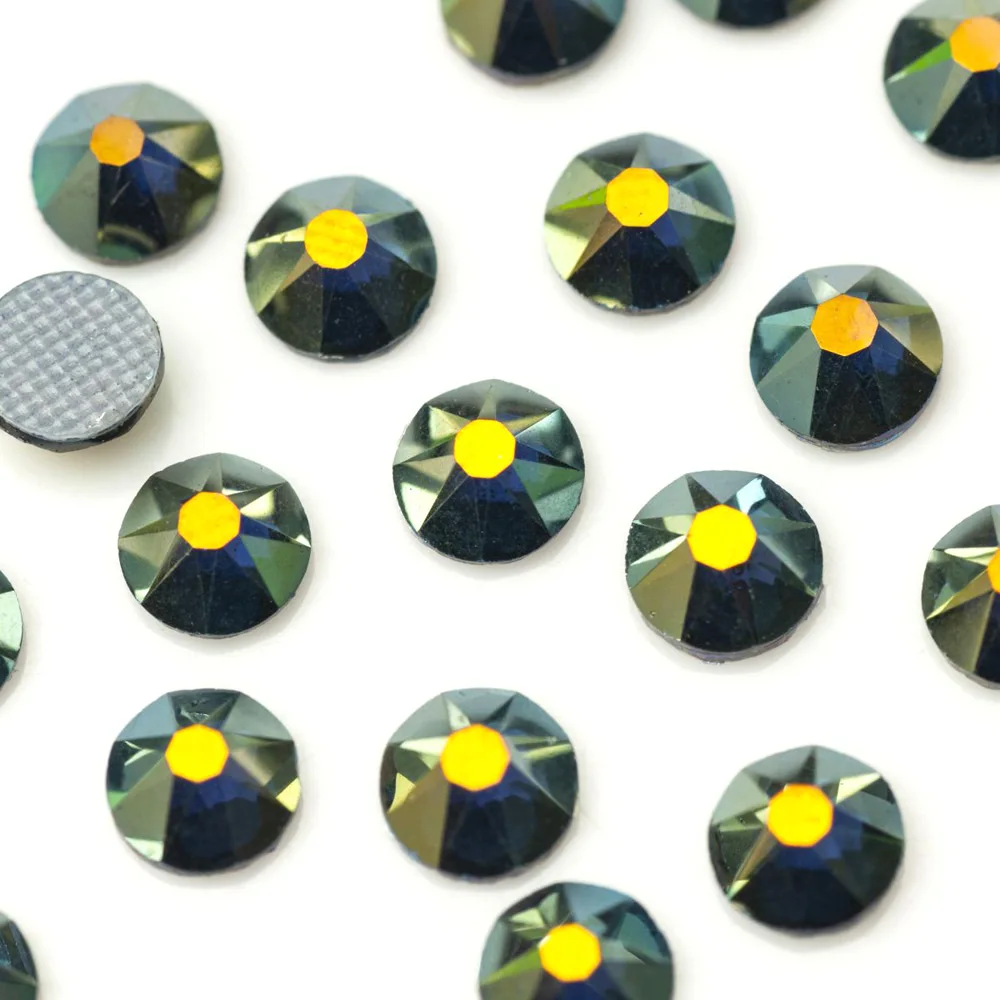 Pubrilex 2088HF AB Farben Strass Kristall Hotfix Flache Rückseite Strasssteine für Handarbeiten Kleidung Accessoires Brillanter Effekt – Detail 8