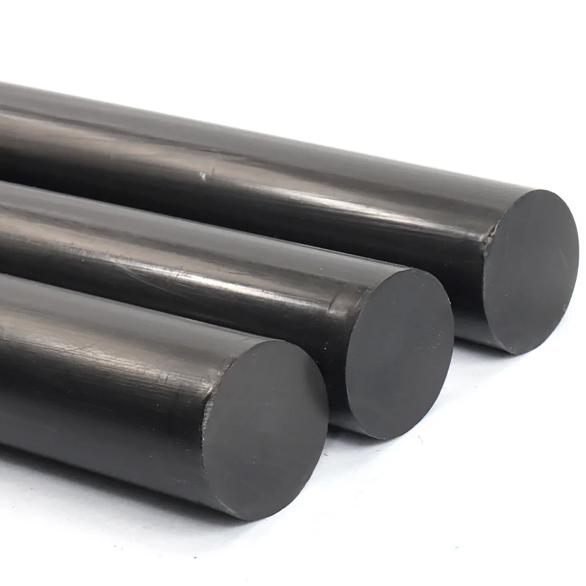 1 stks Dia10 ~ 30mm Lengte 500mm PTFE Staaf Zwart Polytetrafluorethyleen Staaf Milieuvriendelijke Niet giftig DIY PTFE Plastic Staaf