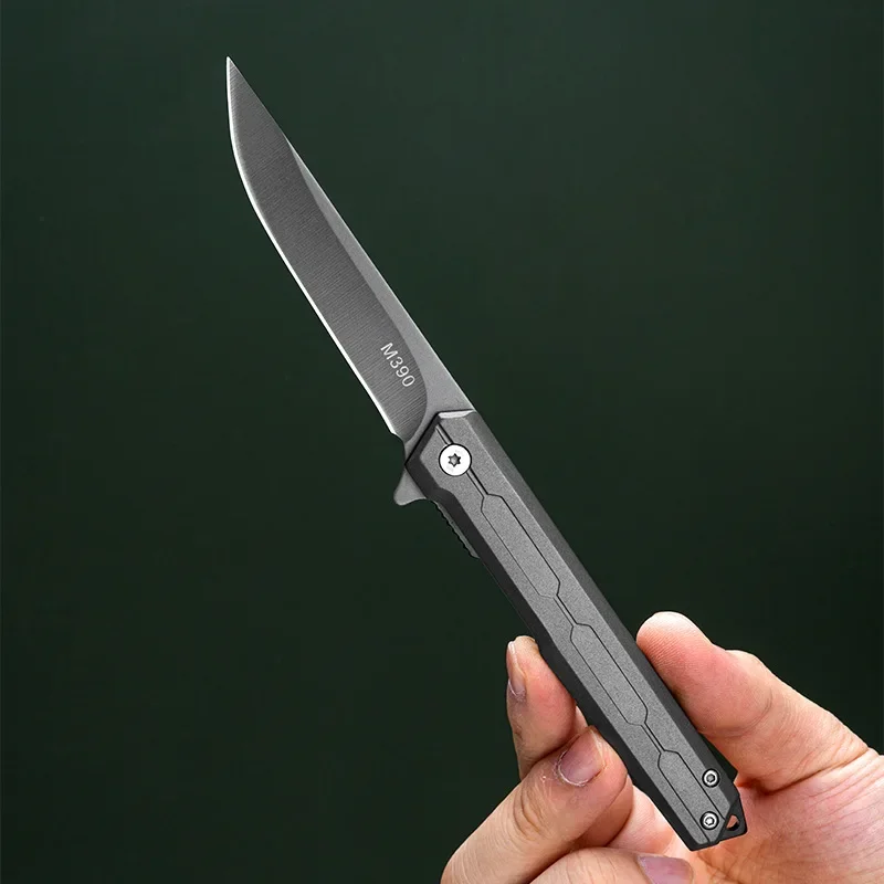 

New M390 Steel Folding Blade Knife High Hardness Folding Knife Camping Tactical Outdoor Knives Survival Knife EDC Tools