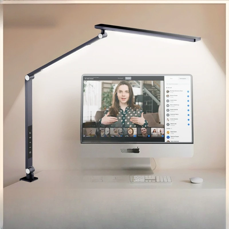 Desk lamp table clip lamp e-sports atmosphere office learning eye protection work lamp bedside