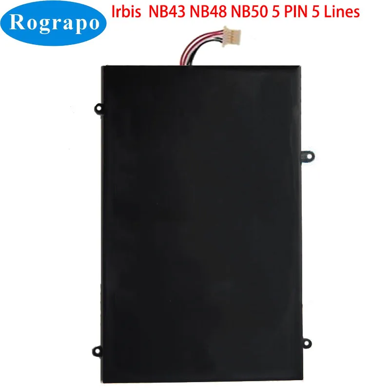 

3.7v 10000mAh Laptop Battery For Irbis NB43 nb48 NB50 5 PIN 5 Lines