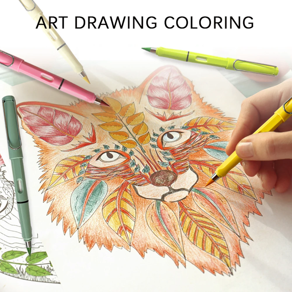 Цветной карандаш для рисования, 12 цветов, без чернил