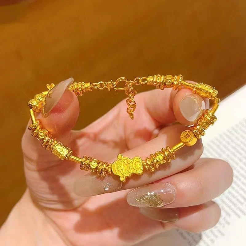 

Ji Yan, God of Wealth, Circle Entanglement Bracelet, Six-character Mantra, Bright Future Bracelet, Gift for Girlfriend