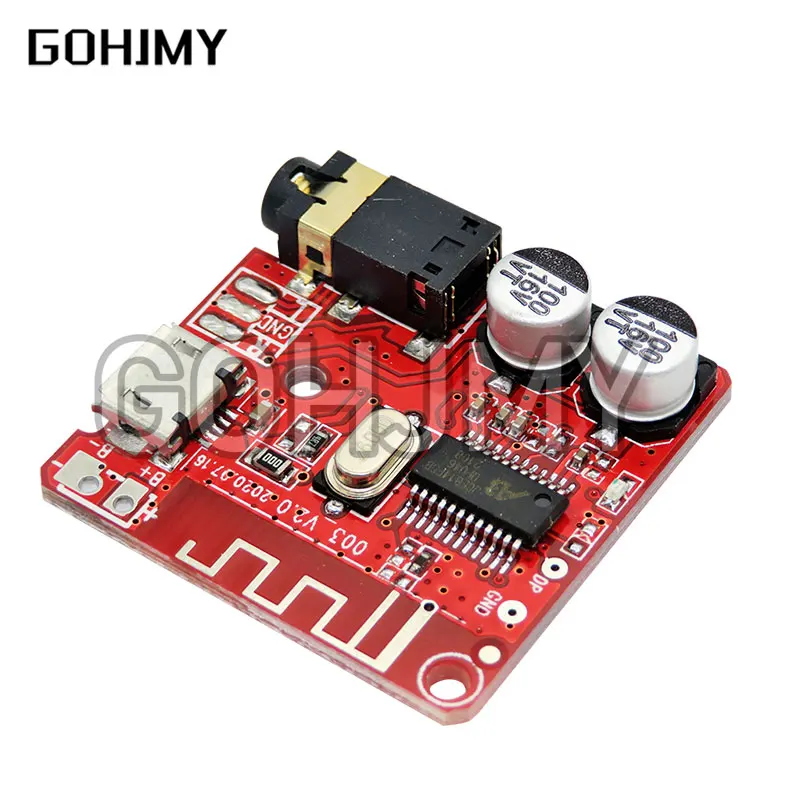 Bluetooth Audio Receiver board Bluetooth 4.1 5.0 MP3 lossless decoder board Wireless Stereo Music Module 3.7-5V VHM-314 XY-BT