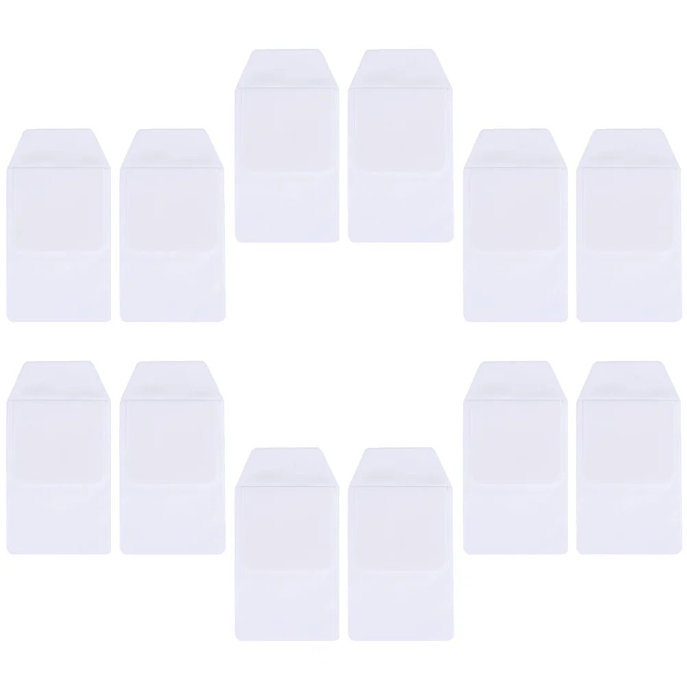 

12pcs Pen Protector Bags High Grade PVC Material Nurse Supplies Doctor Cases White Plastic Pocket Protectors