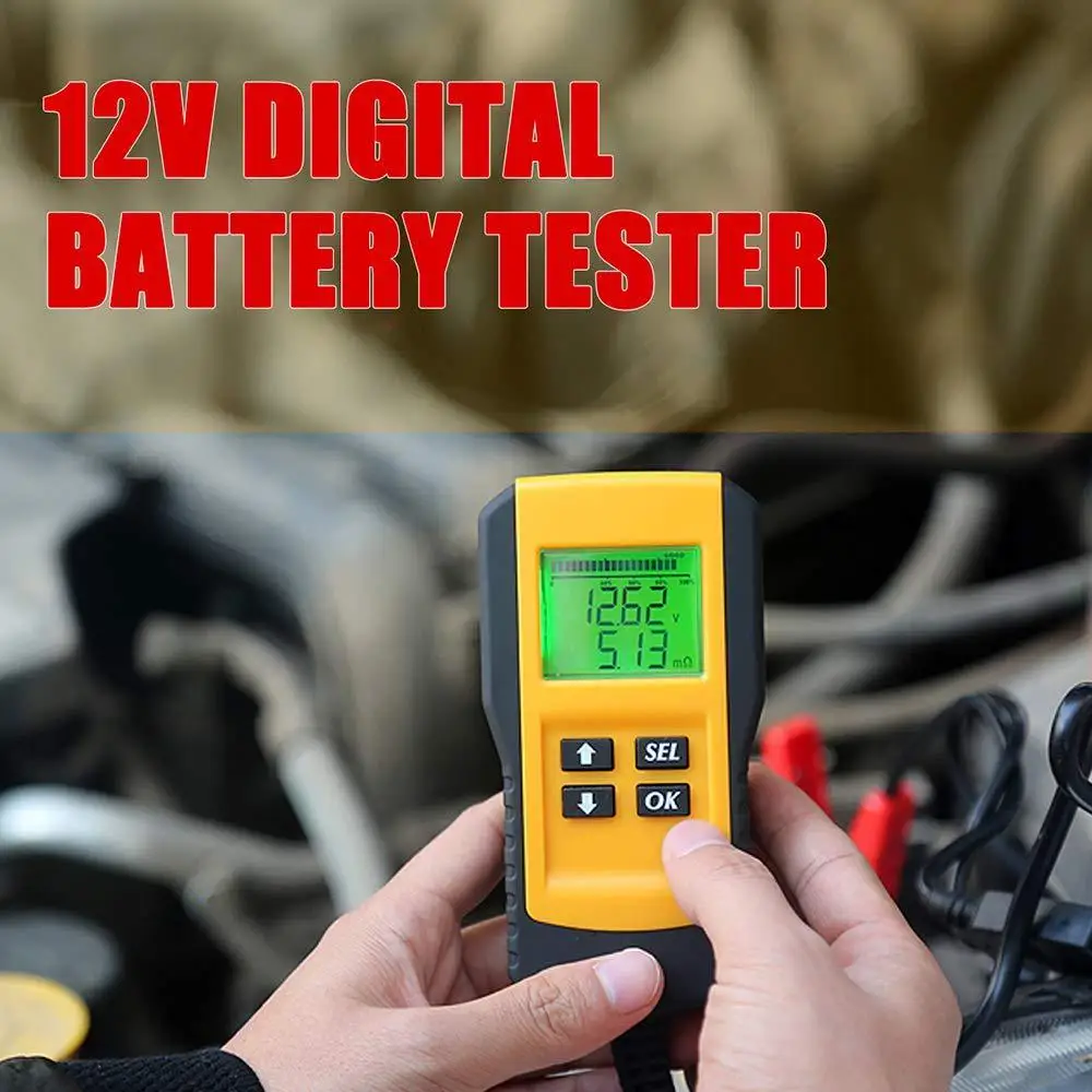 Imagem -05 - Automóvel Bateria Capacidade Tester Digital Bateria Resistência de Energia Vida Tester Analyzer Ae300 12v