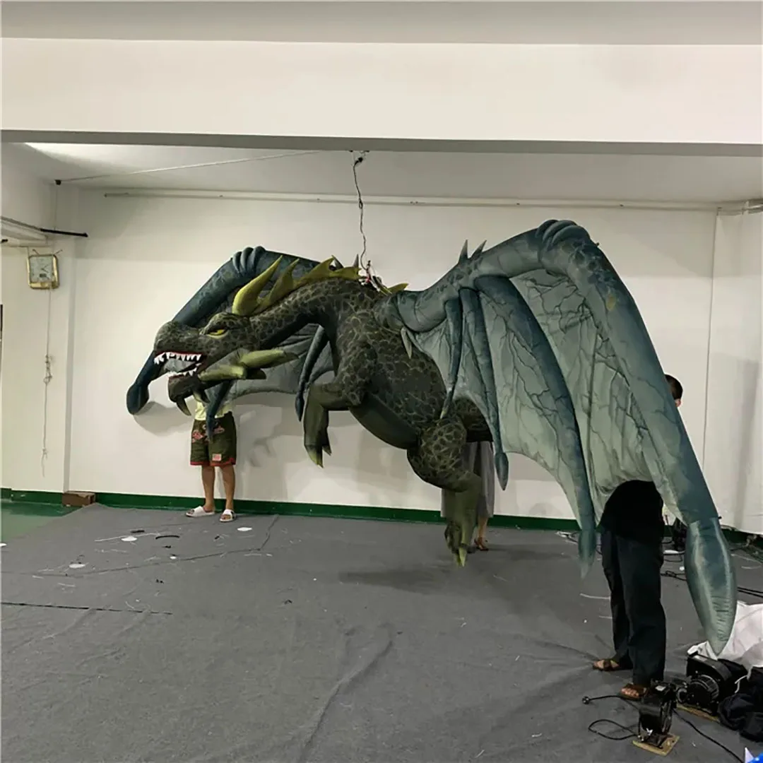 Gigantyczny nadmuchiwany smok dmuchany powietrzem latające smoki rekwizyty do dekoracji klubu nocnego do reklamy na wystawy imprezowe