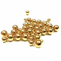 10pcs /100pcs Brass precision ball pure copper small ball electrical instrument accessories 1 1.5 2 2.5 3 4 5 6 7 8 10 12 15mm