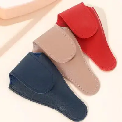 3 قطعة مقص الأظافر الحقيبة الغطاء الواقي مشبك تصميم المحمولة حامل خفيف الوزن ل مانيكير بشرة باديكير الاستمالة #6