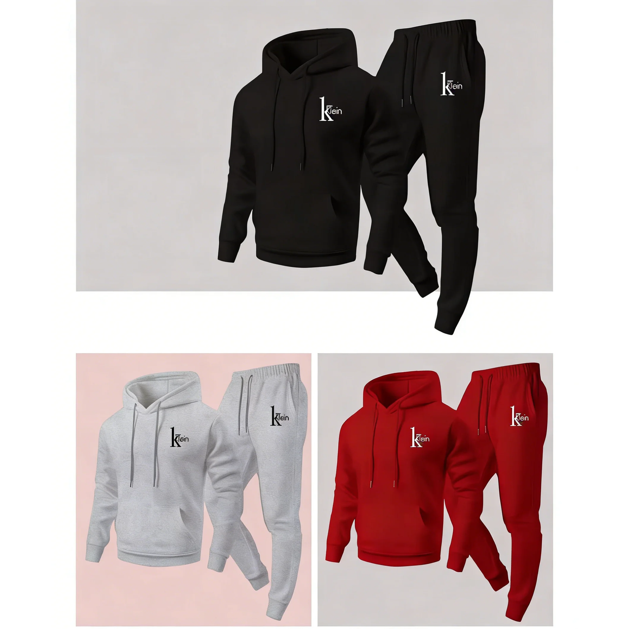 

2025 fashion new men's suit casual oversized men's loose warm suit printed letters street style handsome men's wear