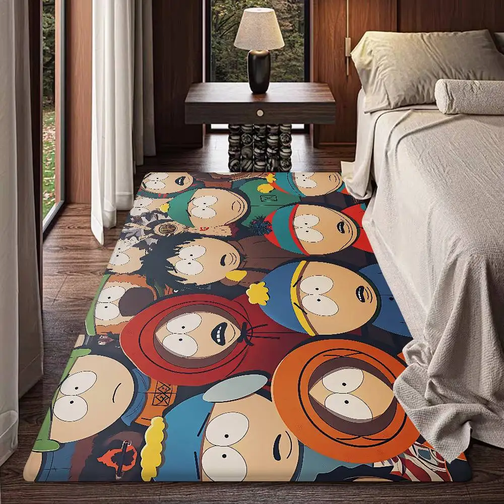 جنوب الكرتون باركي المطبخ حصيرة غرفة الاطفال غرفة نوم الديكور شرفة المضادة للانزلاق ممسحة غرفة المعيشة Alfombra