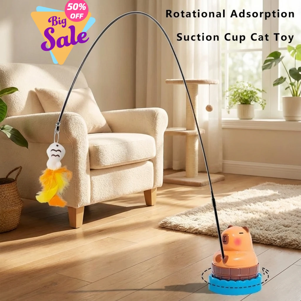 

Имитация капибары, игрушки для кошек, интерактивная птица с колокольчиком, игрушка-палка для котенка, играющая в тизер, палочка, игрушка, товары для домашних кошек