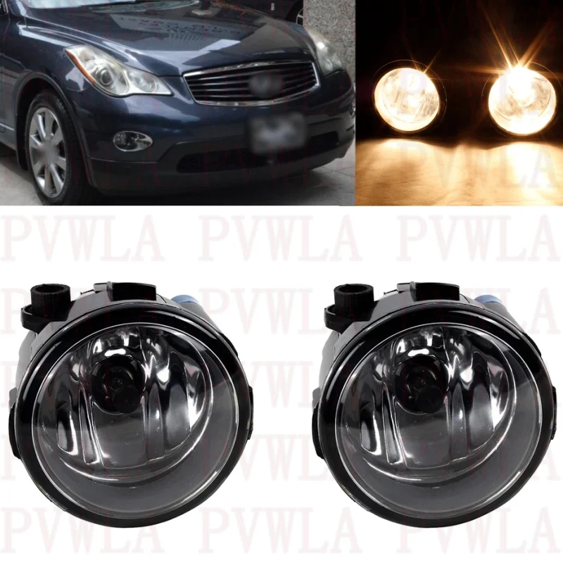 

Front Bunper Fog Lamp Lights With Halogen Bulbs 261508990B For Infiniti EX35 2008 2009 2010 2011 2012