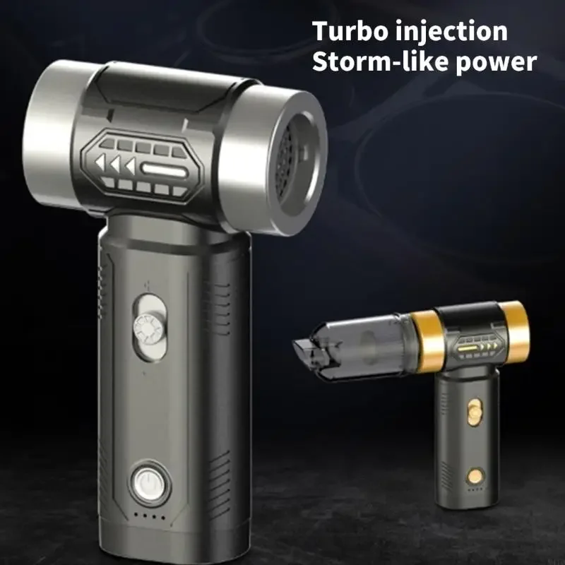 

Portable Handheld Blower Vacuum 130000RPM Motor 4000mAh Battery Blowers For Home Office Garage Cleaning 37JD