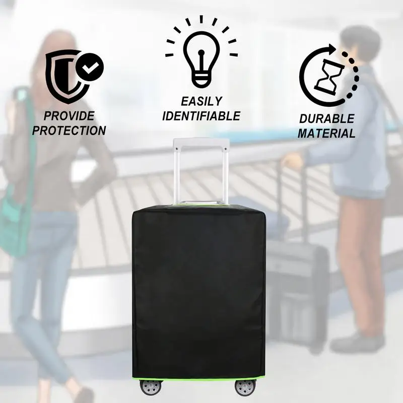 Чехлы для багажа унисекс с защитой от царапин, защита для чемодана для 28-дюймового чемодана, дорожные аксессуары, пылезащитный чехол, принадлежности для багажа