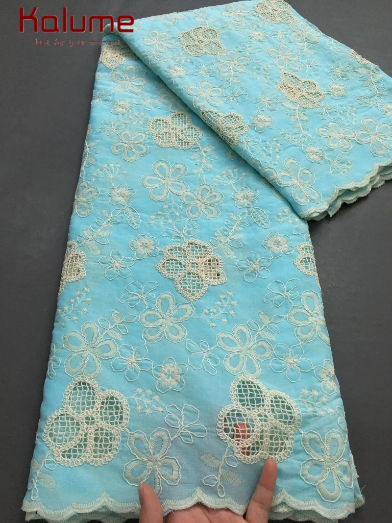 

African Cotton Lace Fabric with Stones 2025 High Quality Swiss Voile Lace in Switzerland for Sewing Elegant Party Dress F4209