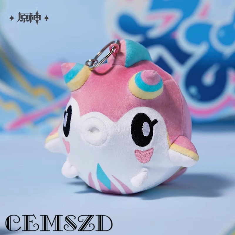 게임 Genshin Impact 공식 정품 제품 거품이 나는 해마 펜던트 할로윈 크리스마스 선물 코스프레 액세서리 애니메이션 만화