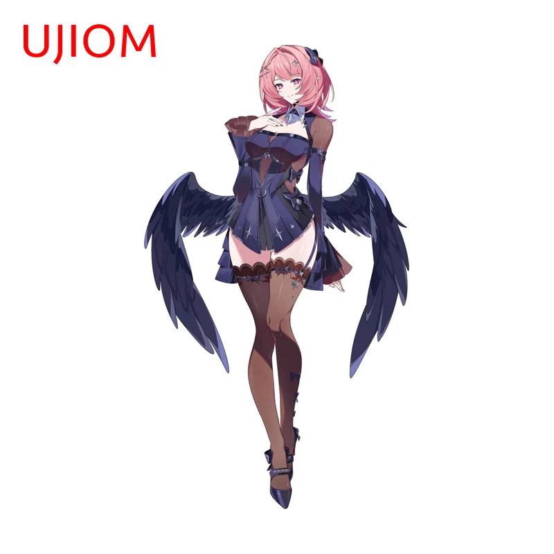 UJIOM Remielle Dan Angel Pictures Wall Sticker High Quality Sunscreen Living Room JDM Decal Suitable Room Decoration Accessories