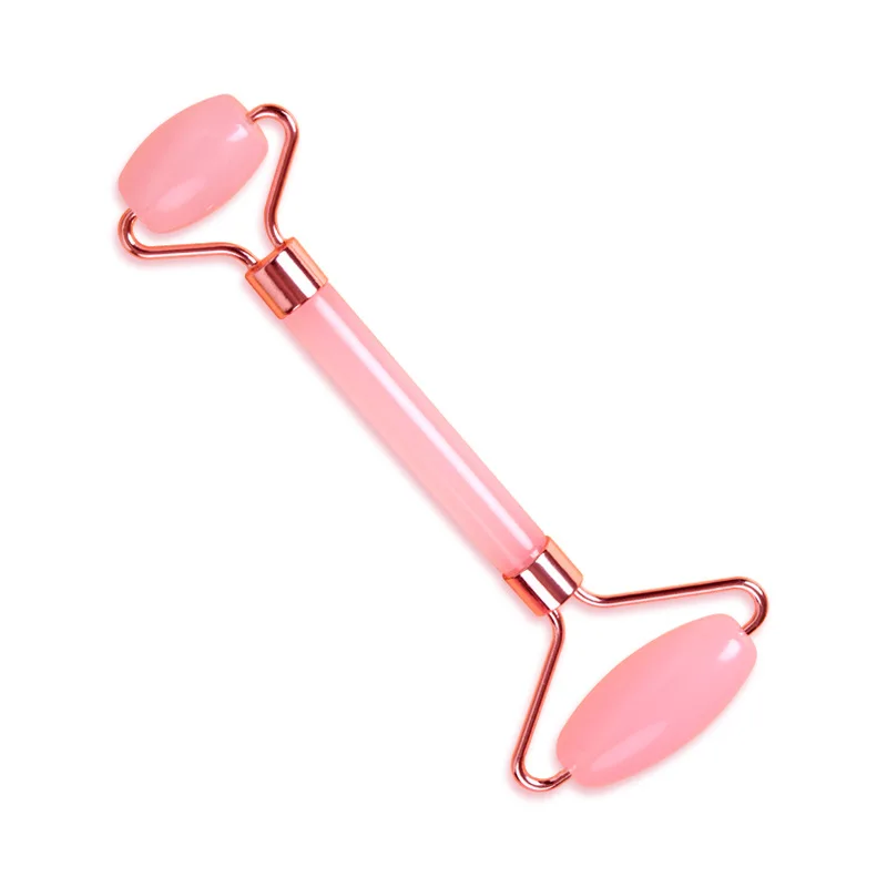 Non Jade Gua Sha Massager Pink Set Facial Beauty Scraper Health Care Scraping Board Muscle Gua Sha Roller Massager for Face Neck