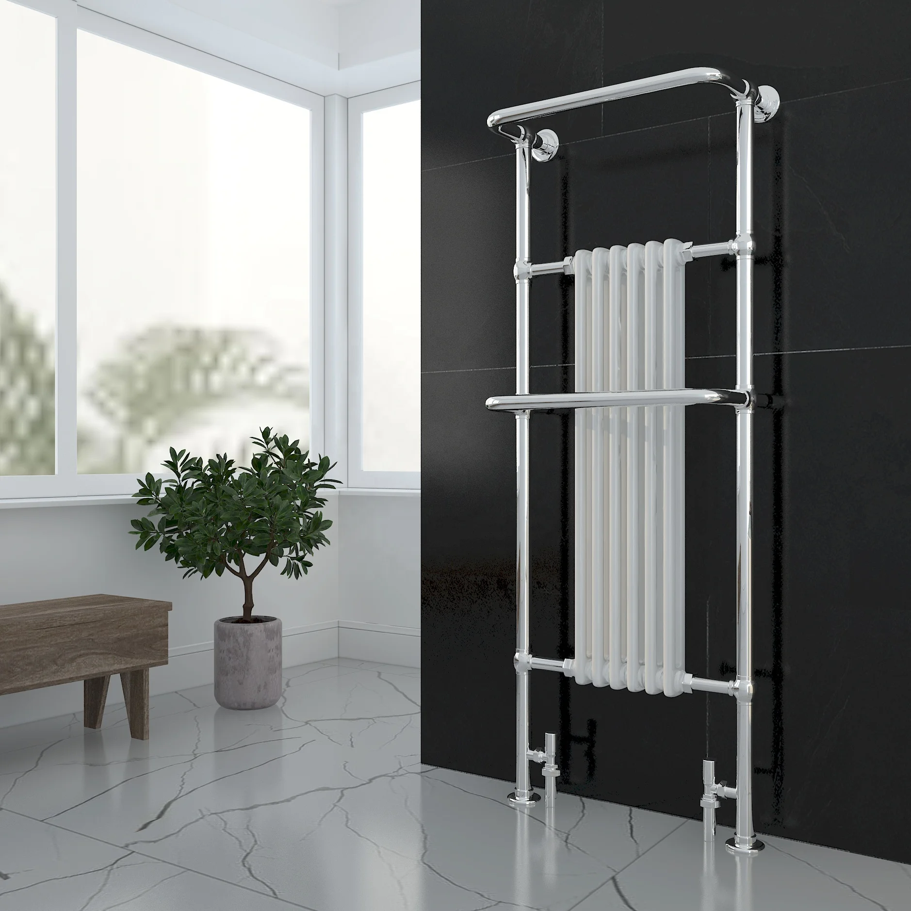 High quality OEM service SUN-TR14FM bathroom hand towels dry heating towel warmer hot water towel warmer radiators