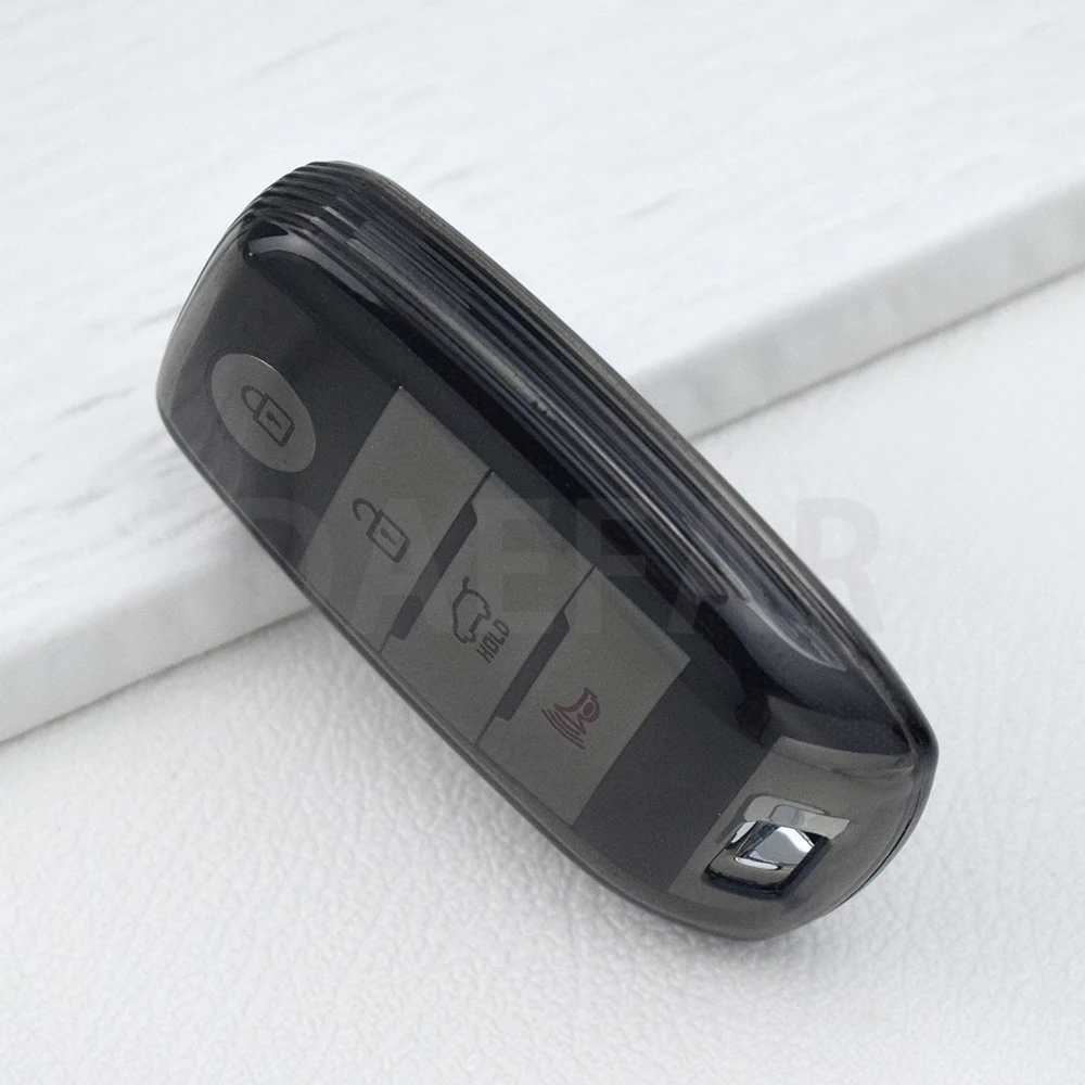 Transparent Car Remote Key Case Cover Shell Fob For KIA Cerato Sorento Optima Picanto Rio Rio5 Sportage Ceed Cerato K3 KX3 K4 K5