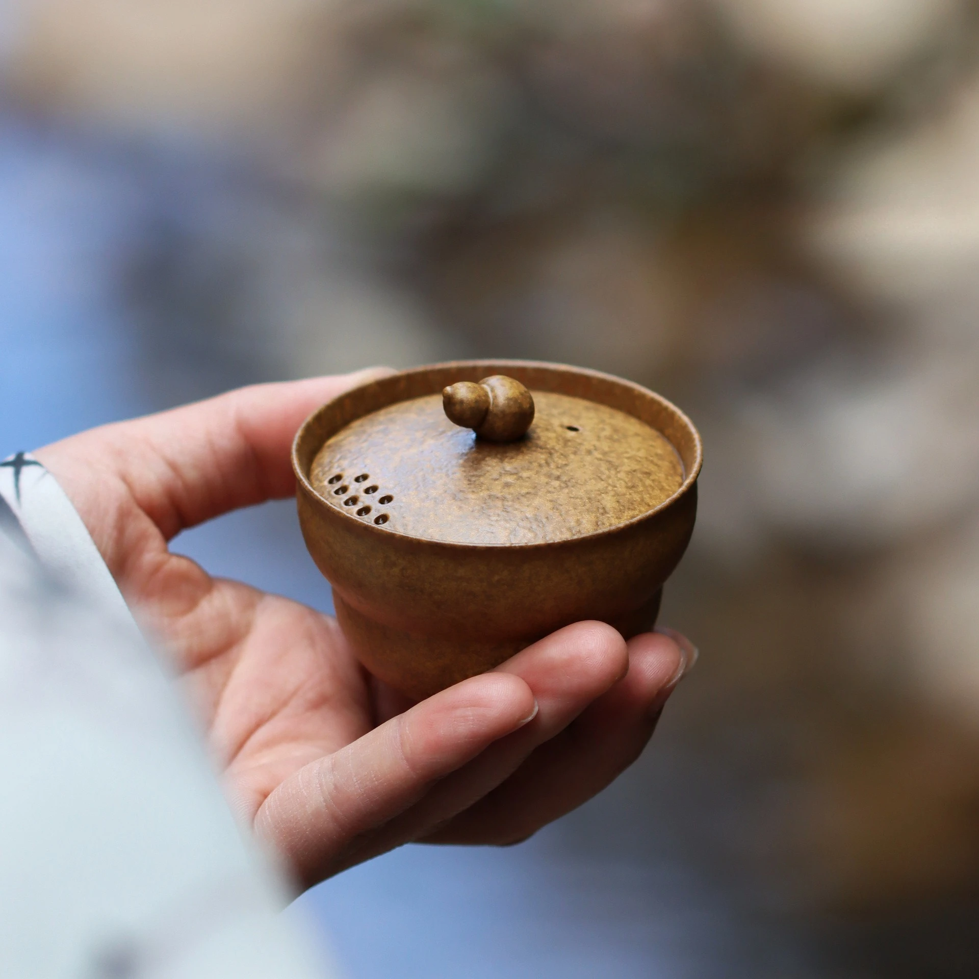

Japanese Style Mini Gaiwan Travel Tea Set Portable Solo Cup for Office Home Use Business Gift