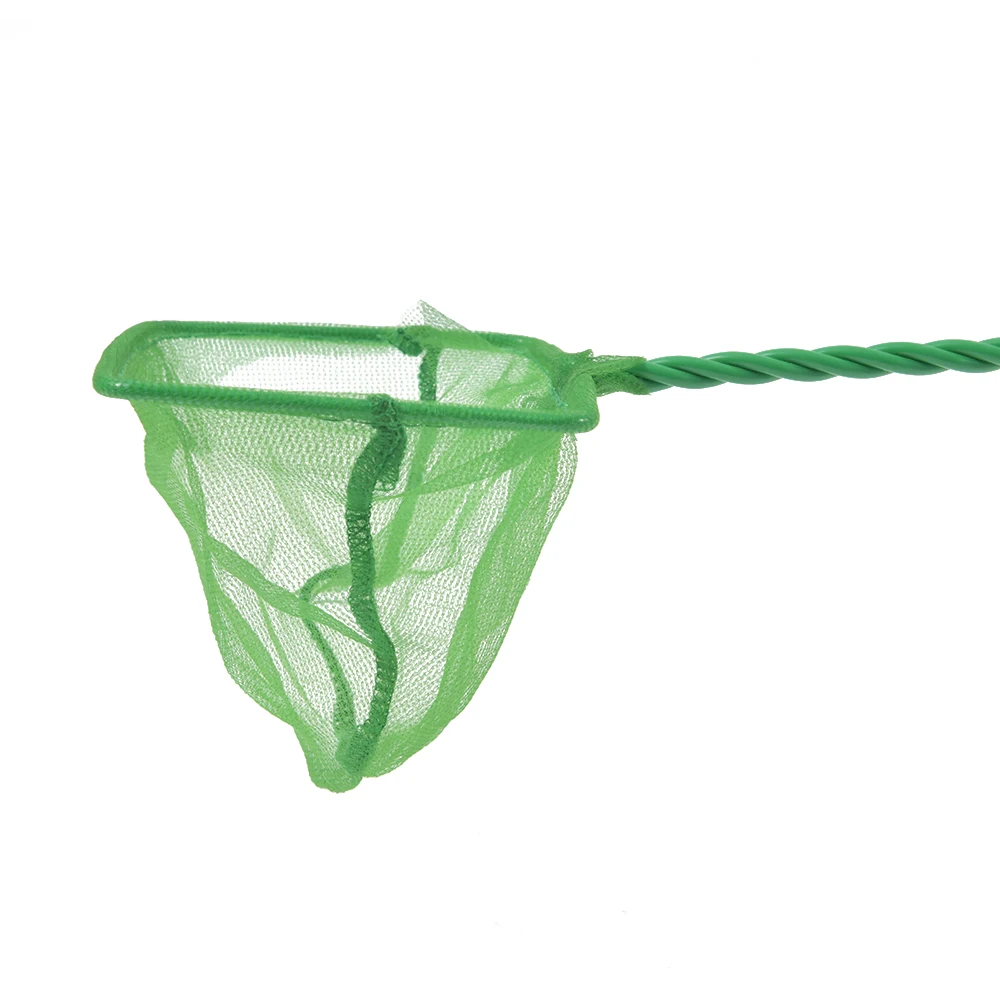 Portable Fish Net Long Handle Square Aquarium Accessories Fish Tank Landing Net Fishing Aquarium Tank
