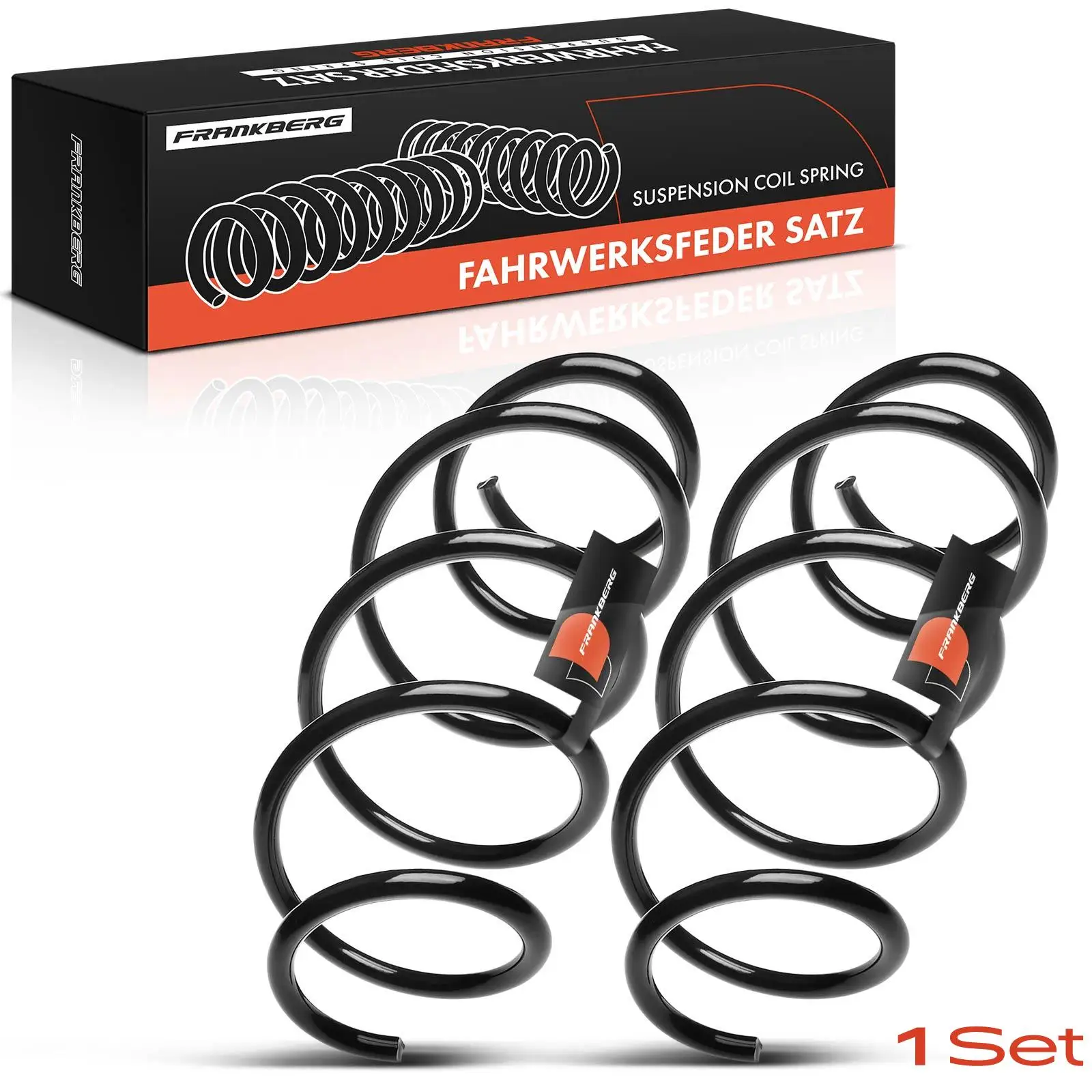 Frankberg 2x Fahrwerksfeder Vorderachse für Mercedes-Benz GLK-Klasse X204 2.1L 3.0L 2008-2015 A2043211704 2043211704 RA3486
