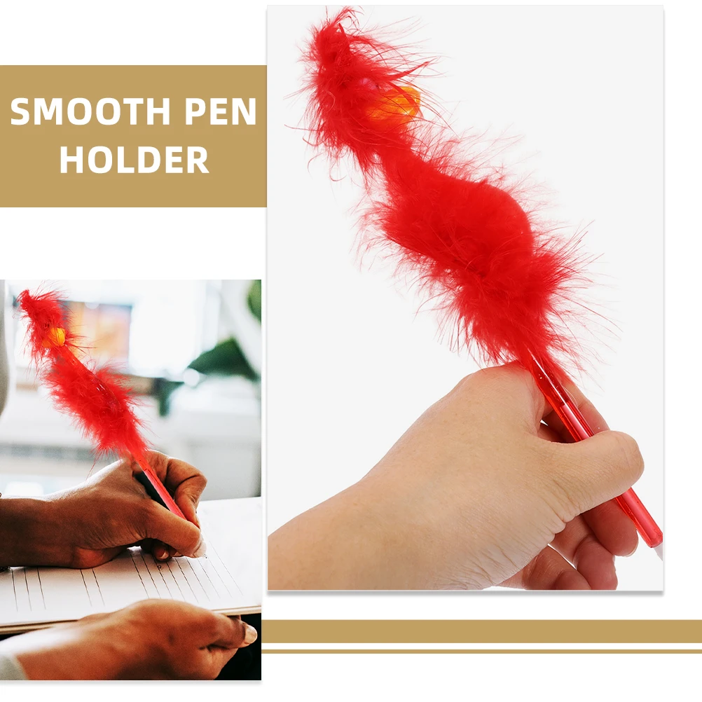 

10Pcs Ostrich Designed Ballpoint Pens Smooth Writing Pens for Classroom Students Office Stationery Ballpoint Pen