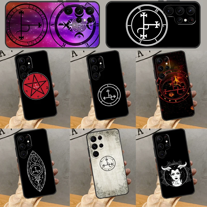 Sigil of Lilith Case For Samsung Galaxy S23 S22 Ultra S20 FE S21 FE S8 S9 S10 Note 10 Plus Note 20 Coque