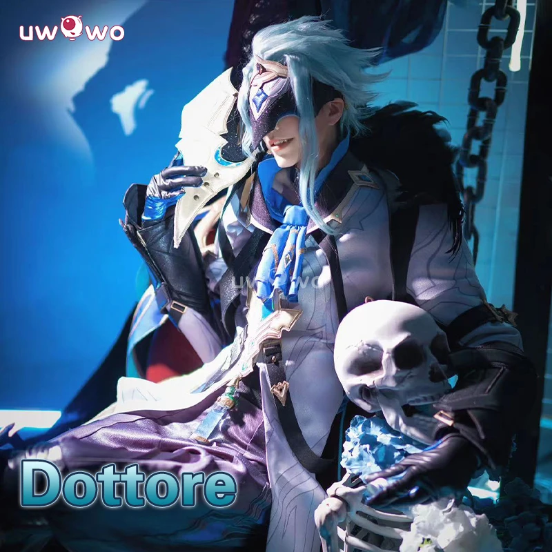 

UWOWO Collab Series: Dottore Cosplay S-XXL Game Genshin Impact Fatui Harbinger II Cosplay Costume Doctor Cosplay Outfit