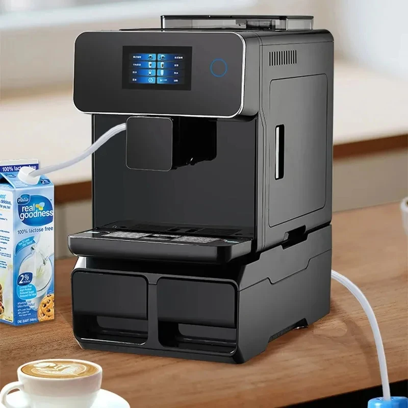 Kommerzieller Touchscreen Vollautomatischer Italienisch-Amerikanischer Kaffee Frisch Gemahlen RM-A10 Espressomaschine