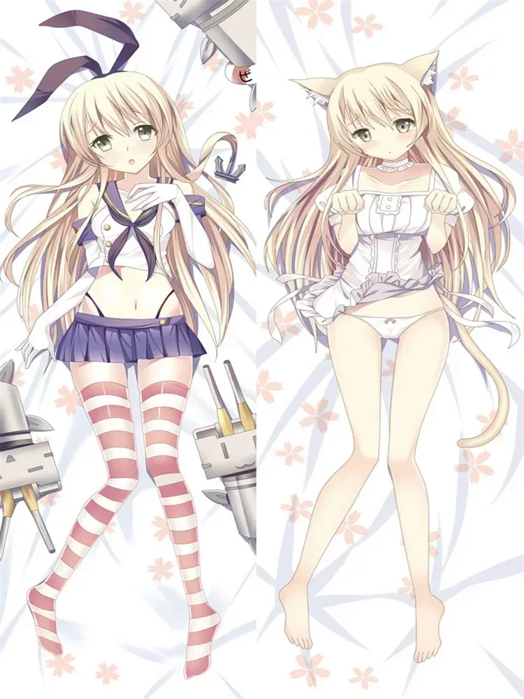 

Shimakaze Dakimakura Anime Sexy Girl Kantai Collection KanColle Dakimakura Pillow Cover Case DIY Custom Hugging Body Pillow Case