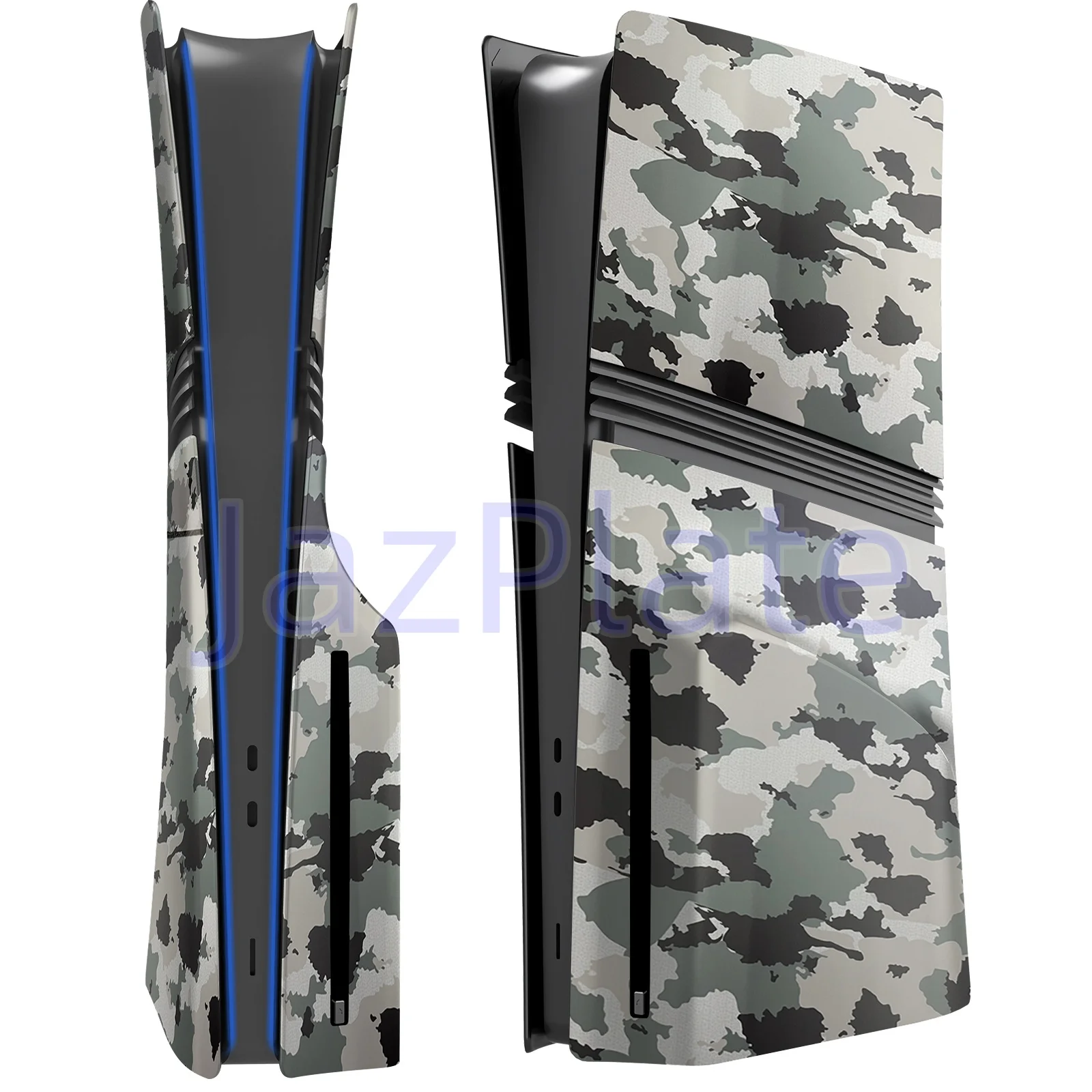 Camouflage Protective Replacement Faceplate for PS5 PRO Disc Edition ABS Cover Shell Compatible PlayStation 5 Pro Accessories