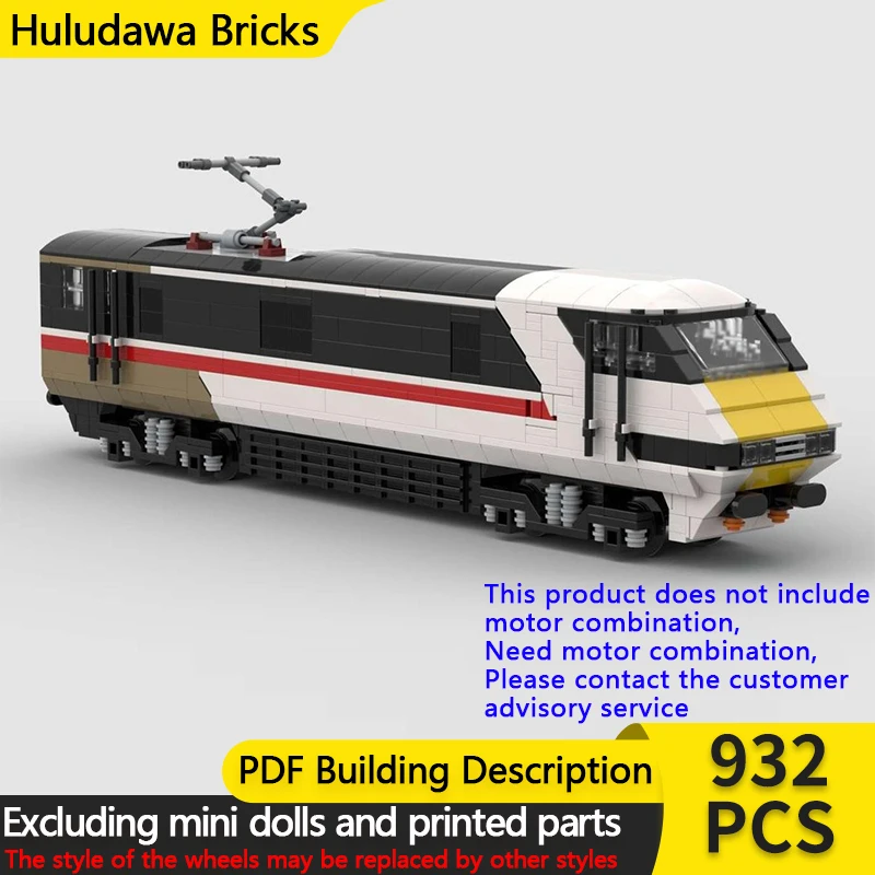Stadsautomodel MOC Bouwstenen InterCity 225 Hogesnelheidstrein Modulaire technologie Kinderen Vakantiegeschenken Monteer speelgoedpak