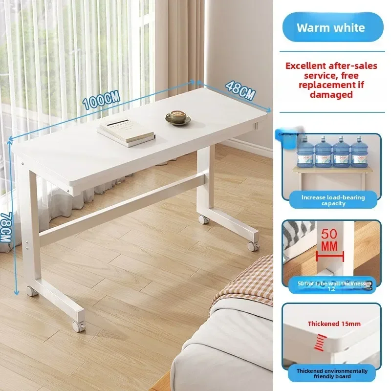 Bureau d'ordinateur pour la maison, populaire sur Internet. Table d'appoint épaisse et renforcée, idéale pour le bord d'un canapé. Table de chevet amovible, robuste et durable.