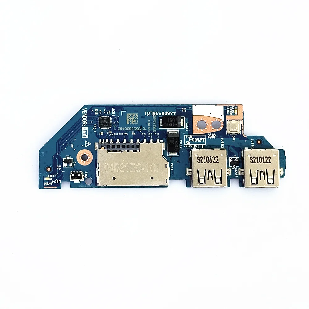 

LS-H10GP For Lenovo IdeaPad S340-15 botón de encendido para portátil placa de tarjeta USB con cable fl535 prueba de 100% 100%,
